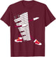 Dabbing Glockenspiel Percussion Ensemble Glockenspiel T-Shirt - T-Shirt | Maroon