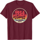 1954 Vintage Shirt, Birthday Gift . Retro Style T-Shirt - T-Shirt | Maroon