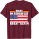 Make Oktoberfest Great again Beerfest Wurstfest T-Shirt - T-Shirt | Maroon
