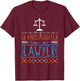 Granddaughter Is A Lawyer, Law School Graduate Grandparent T-Shirt - T-Shirt | Maroon