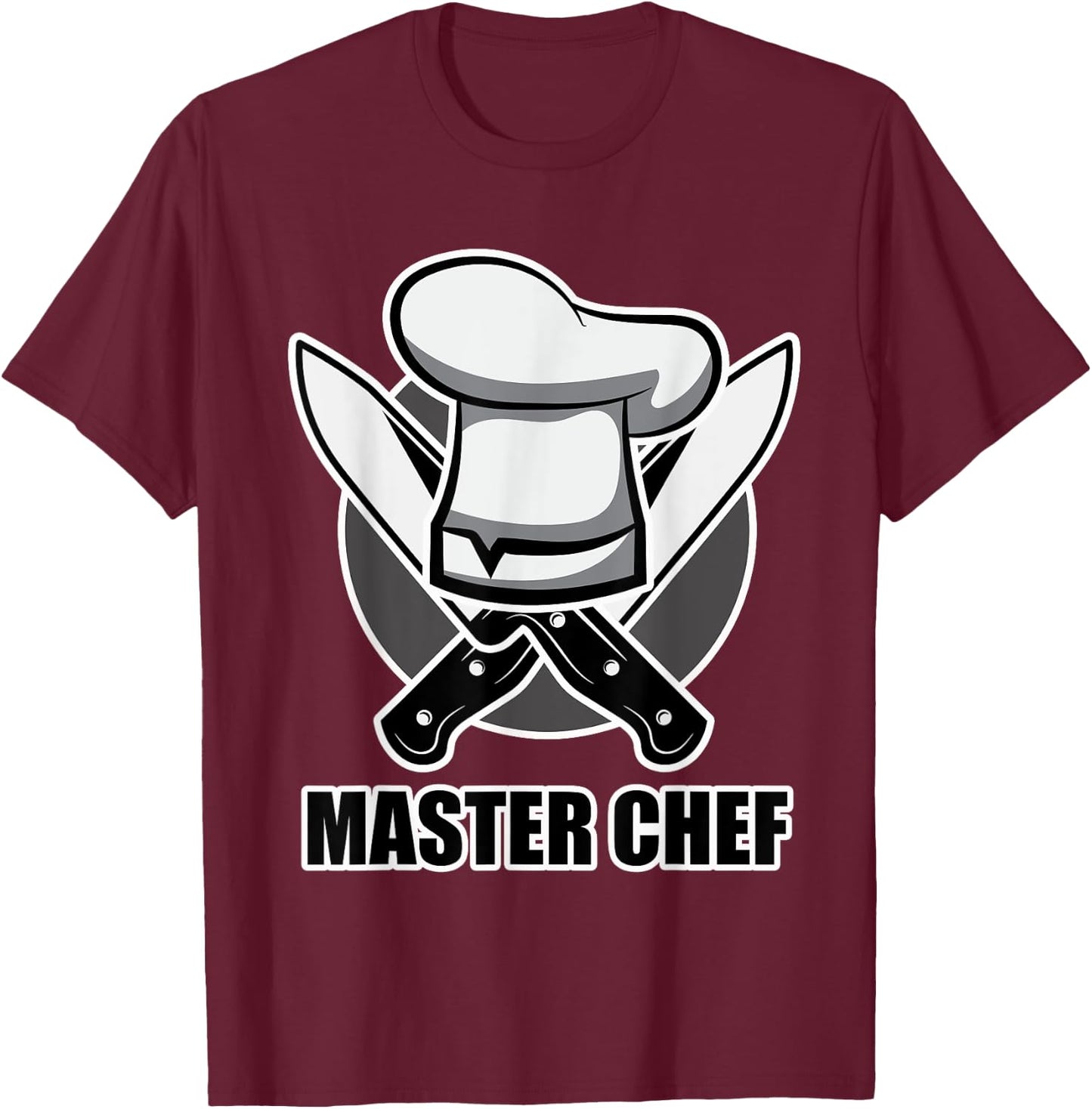 Chef Cook Design - Master Chef for Cooks & Chefs T-Shirt - T-Shirt | Maroon