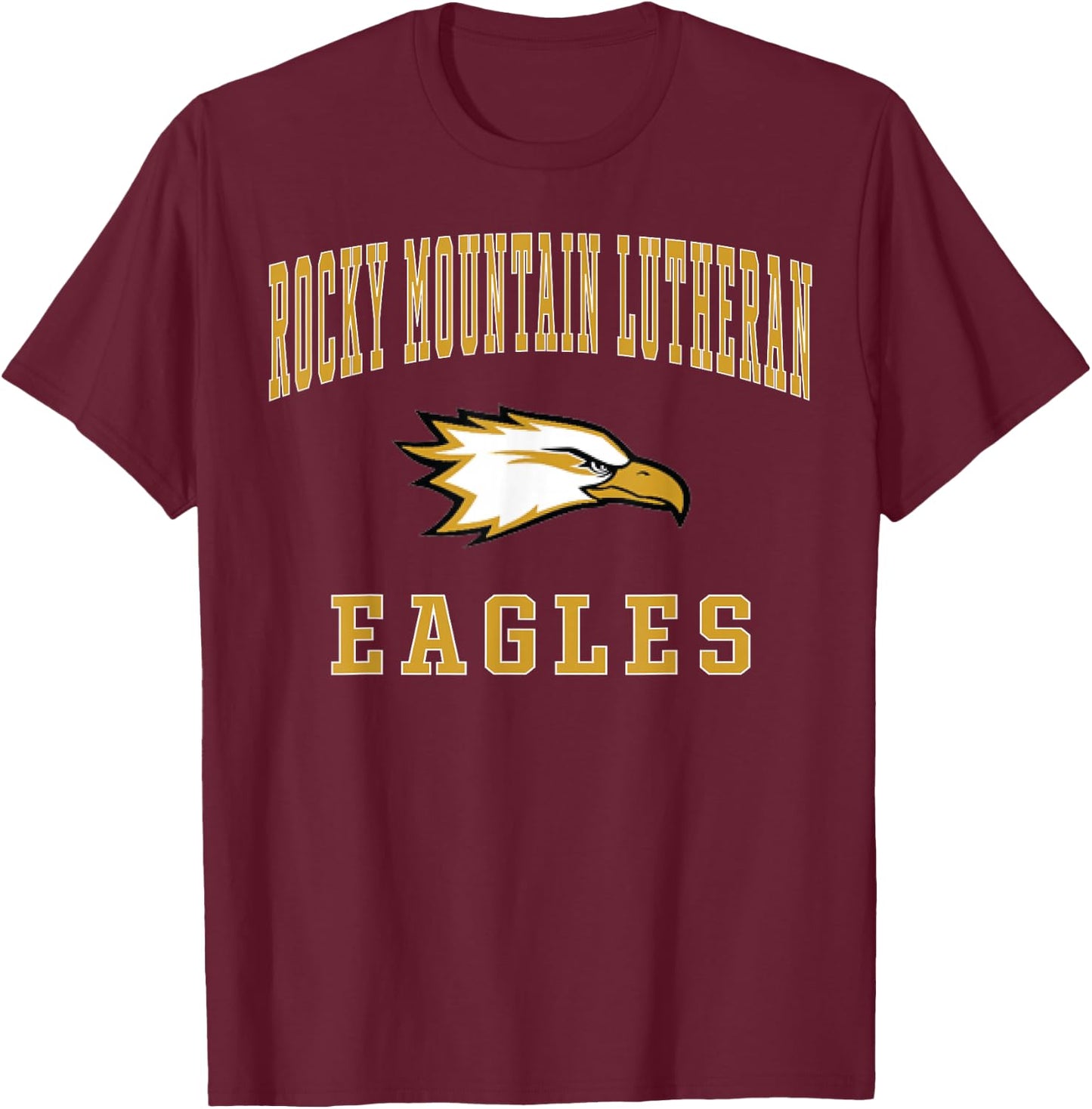 Rocky Mountain Lutheran High School Eagles C1 T-Shirt - T-Shirt | Maroon