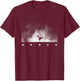BASBO Dance Lace - Black, , Short Sleeve, Modern, Dance Theme, All Seasons, Small T-Shirt - T-Shirt | Maroon