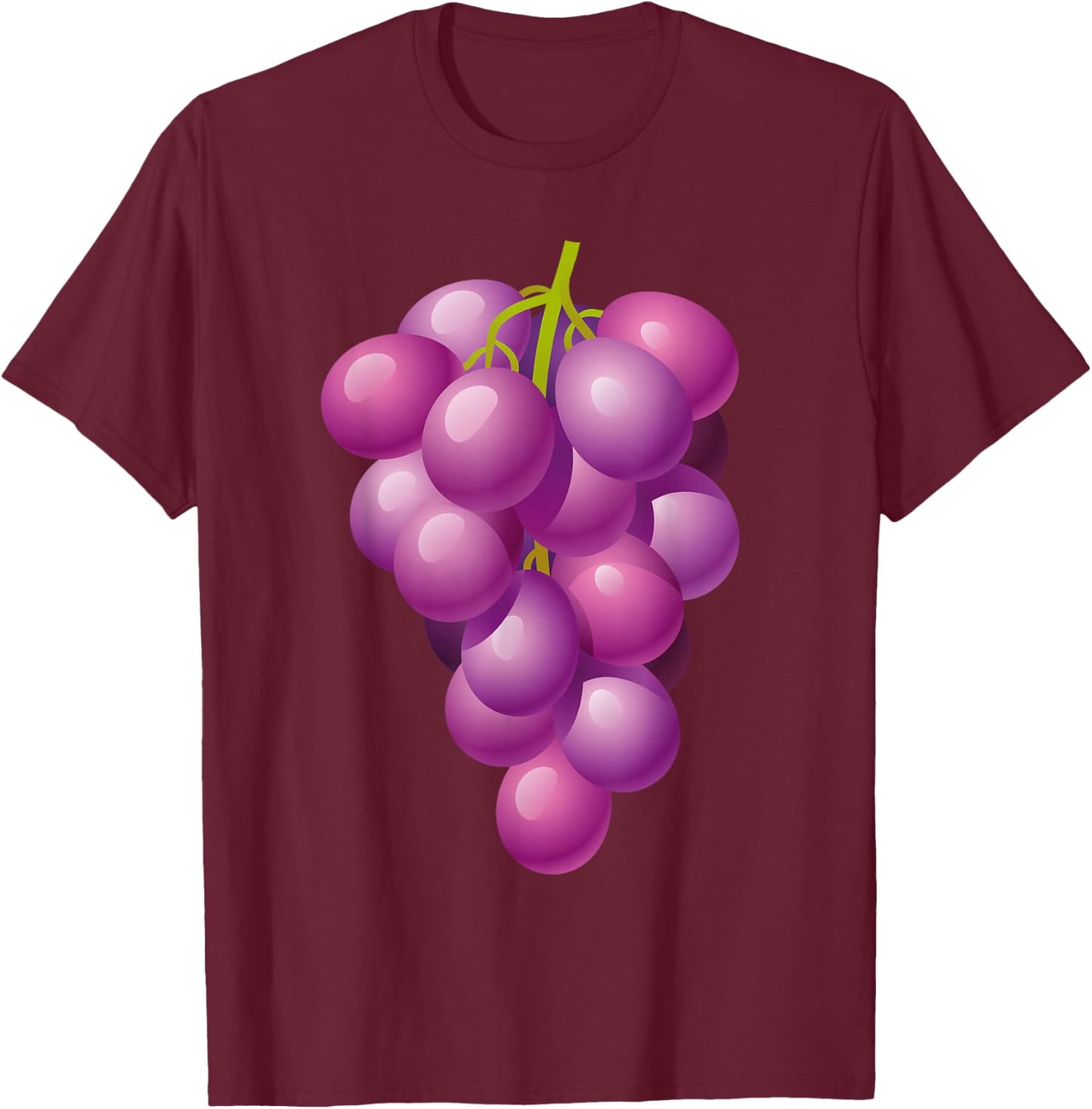 Grapes Shirt Adult Men Women Kids Grapes Costume T-Shirt - T-Shirt | Maroon