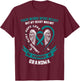 Ovarian Cancer Shirts Grandma Teal Awareness Ribbon Shirt T-Shirt - T-Shirt | Maroon
