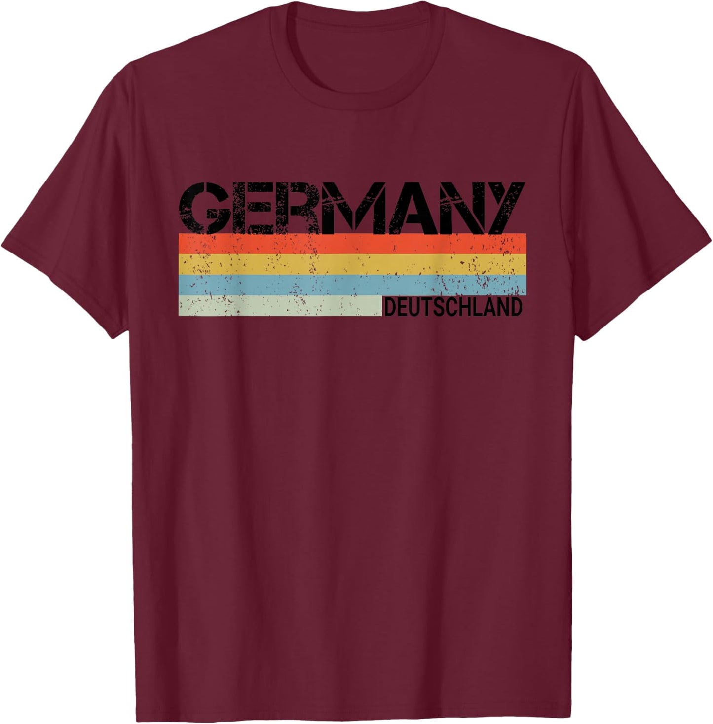 Germany Deutschland T-Shirt - T-Shirt | Maroon