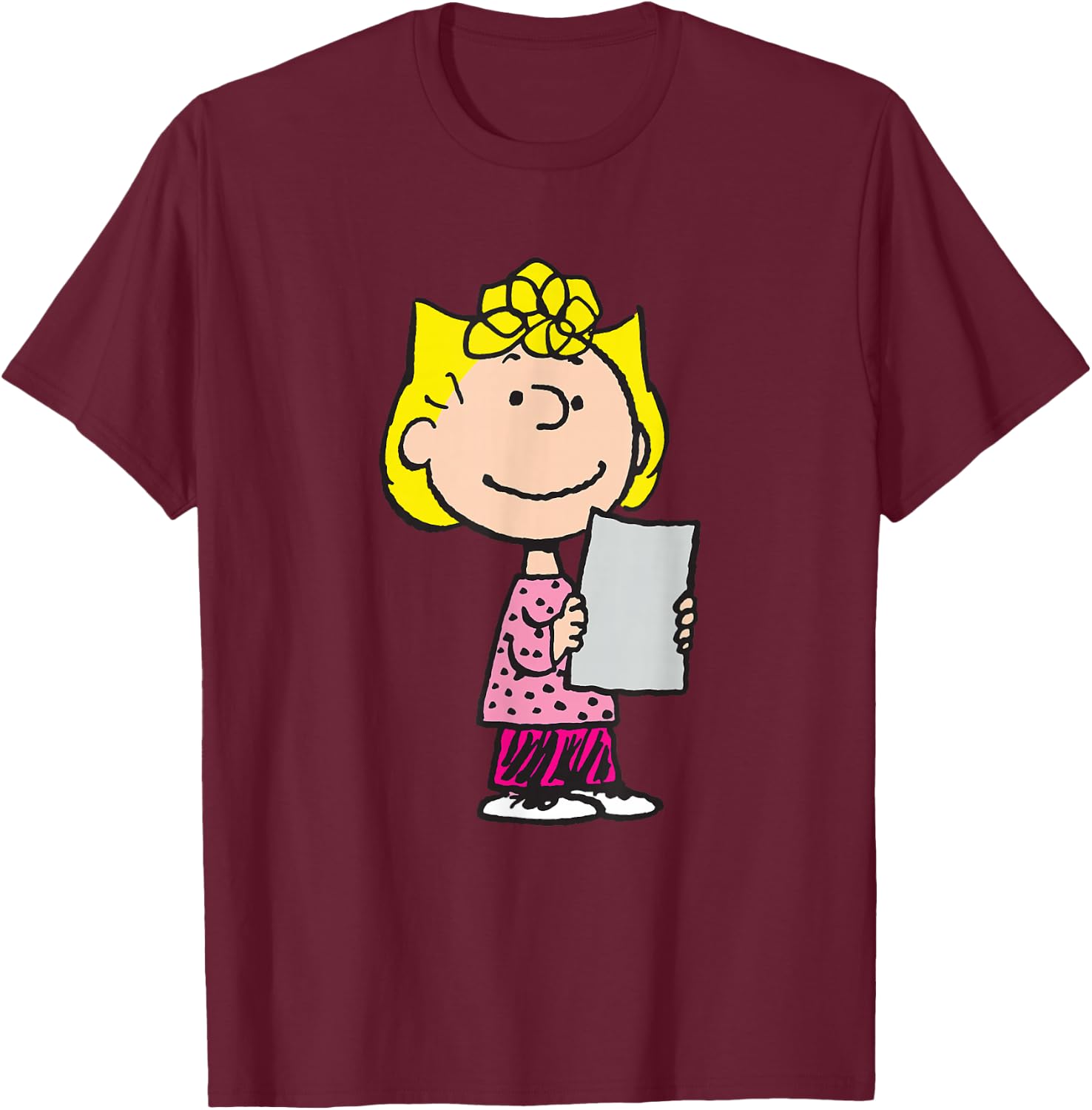 Peanuts Sally Brown T-Shirt - T-Shirt | Maroon