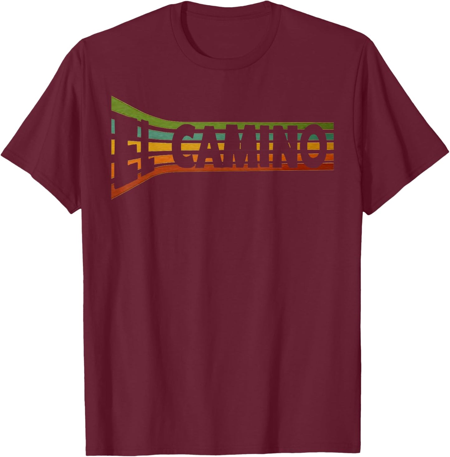 El Camino California Souvenir T-Shirt - T-Shirt | Maroon