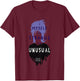 Kids Beetlejuice Lydia Strange And Unusual Text Poster T-Shirt - T-Shirt | Maroon