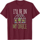I'll Be In My Office Garden - Funny Greenhouse Gardening T-Shirt - T-Shirt | Maroon