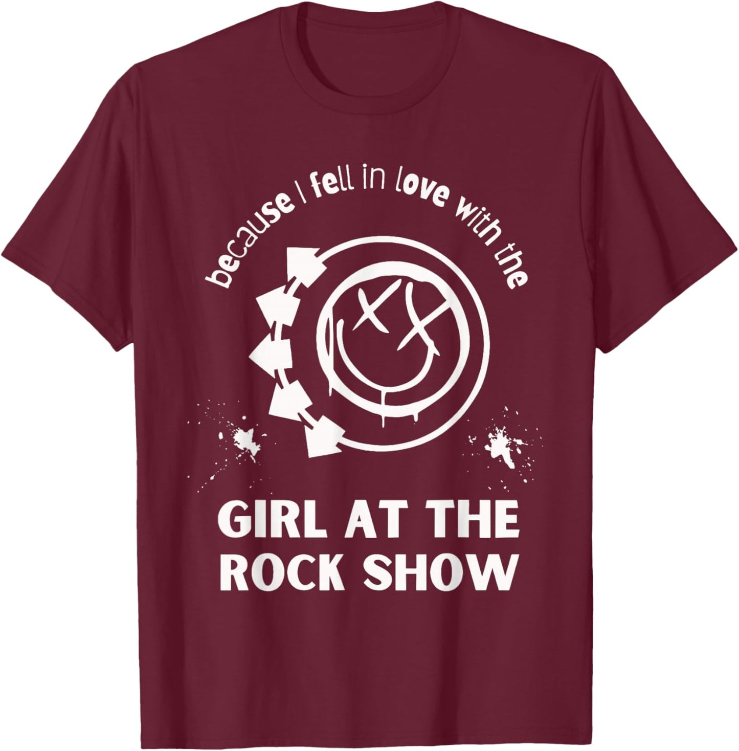 I Am The Girl At The Rock Show Funny Punk Rock Music Lover T-Shirt - T-Shirt | Maroon