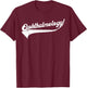 Ophthalmology Typographical Distressed Design T-Shirt - T-Shirt | Maroon