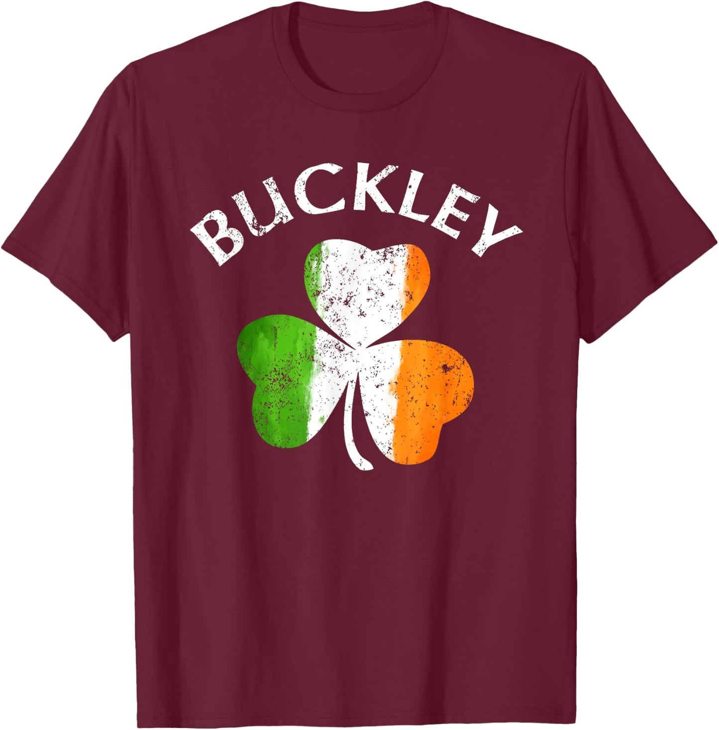 Buckley Irish Family Name T-Shirt - T-Shirt | Maroon