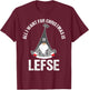 Lefse Christmas Tomte Gnome Scandinavian Nordic T-Shirt - T-Shirt | Maroon