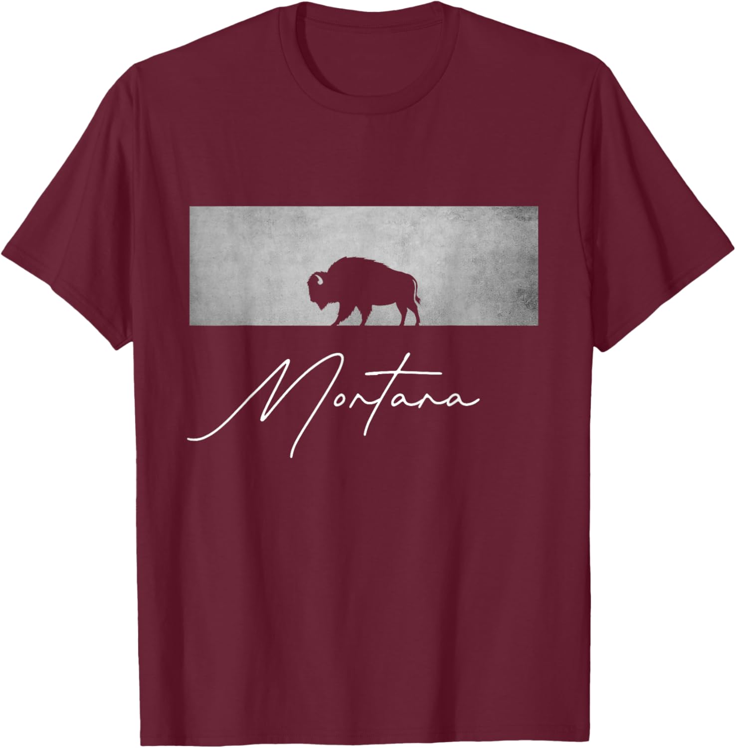 State of Montana T-Shirt - T-Shirt | Maroon