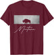 State of Montana T-Shirt - T-Shirt | Maroon