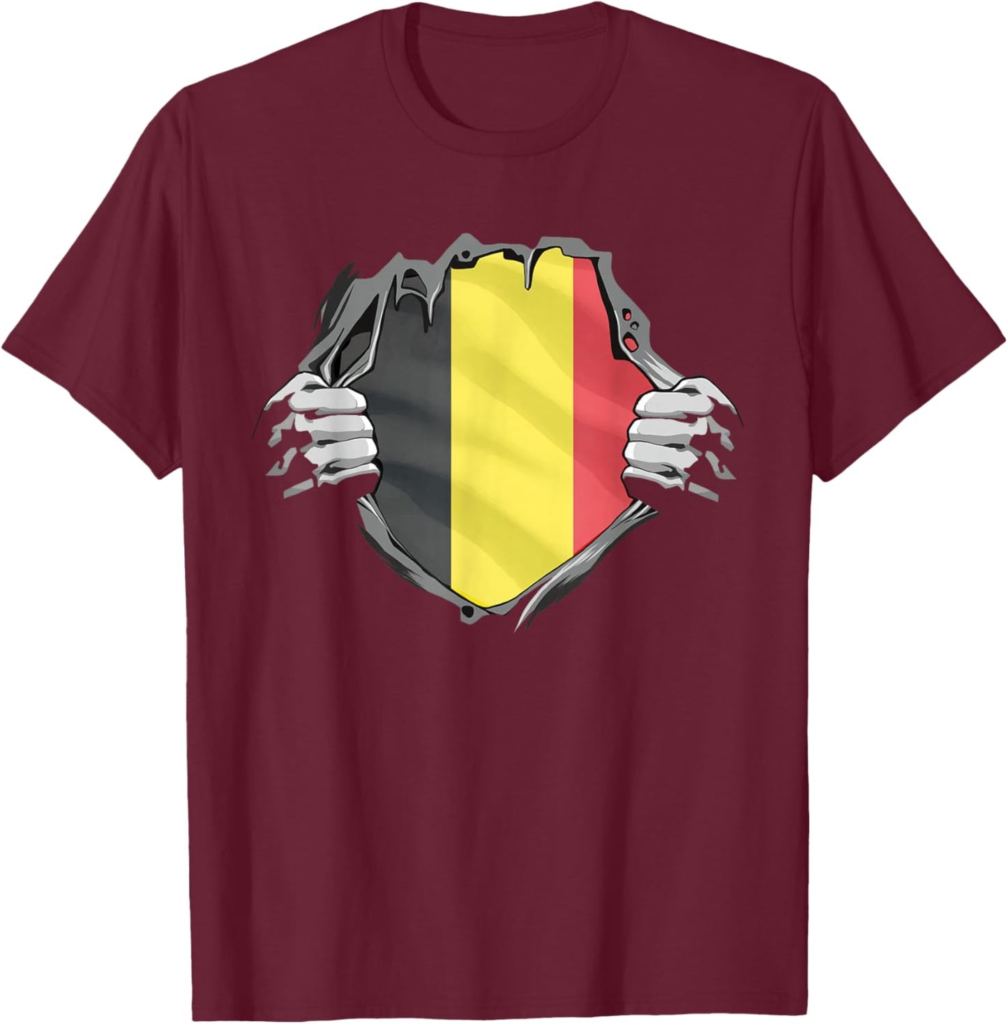 Belgium Football Jersey Alternative T-Shirt - T-Shirt | Maroon