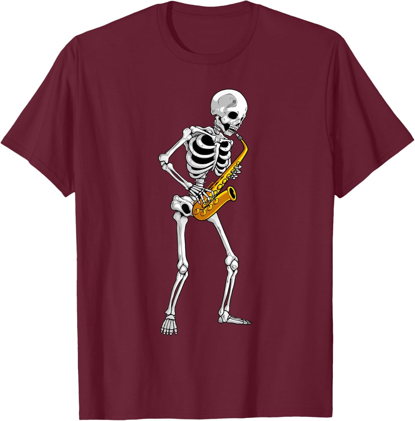 Funny Saxophone Design Women Saxophone Player Sax T-Shirt - T-Shirt | Maroon