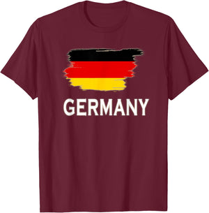 Germany Country German Flag Women Kids Germany T-Shirt - T-Shirt | Maroon