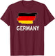 Germany Country German Flag Women Kids Germany T-Shirt - T-Shirt | Maroon