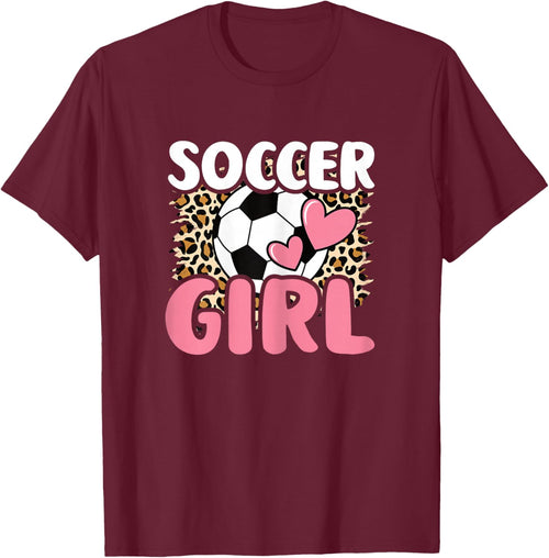 Cute Soccer Girl Soccer Player Fan Women Girls Kids