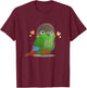 Green-cheeked Conure Parrot, Funny Cute Pet Greencheek Bird T-Shirt - T-Shirt | Maroon
