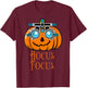 Hocus Focus Optometry Halloween Optometrist Eye Doctor Funny T-Shirt - T-Shirt | Maroon