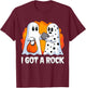 I got a Rock funny Ghost Halloween Party T-Shirt - T-Shirt | Maroon