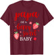 Papa Of A Berry Sweet One Strawberry Baby First Birthday T-Shirt - T-Shirt | Maroon