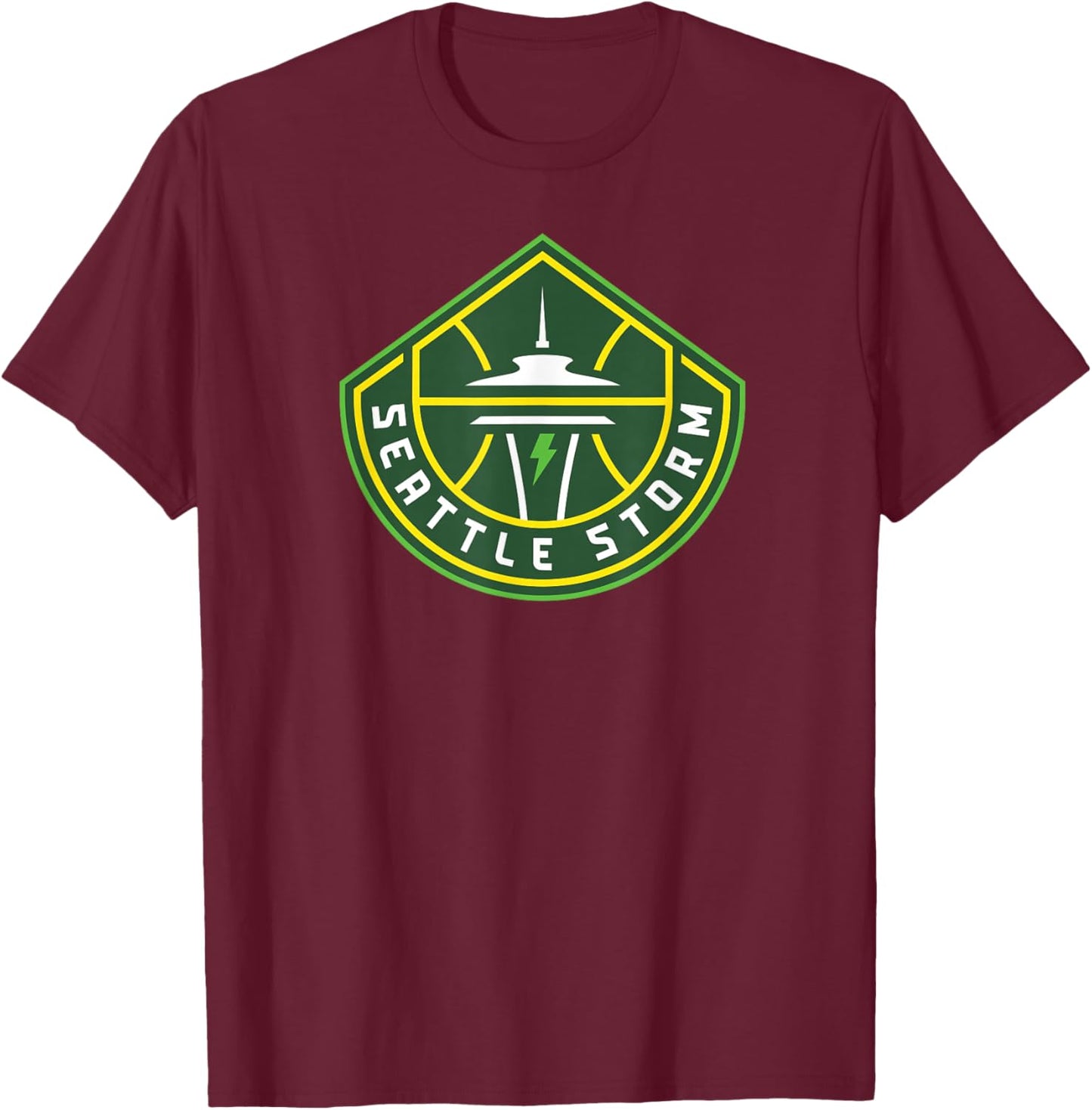 WNBA Seattle Storm Fan Base T-Shirt - T-Shirt | Maroon
