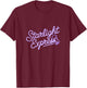 Starlight Retro Musical Theater Express Broadway Theatre T-Shirt - T-Shirt | Maroon