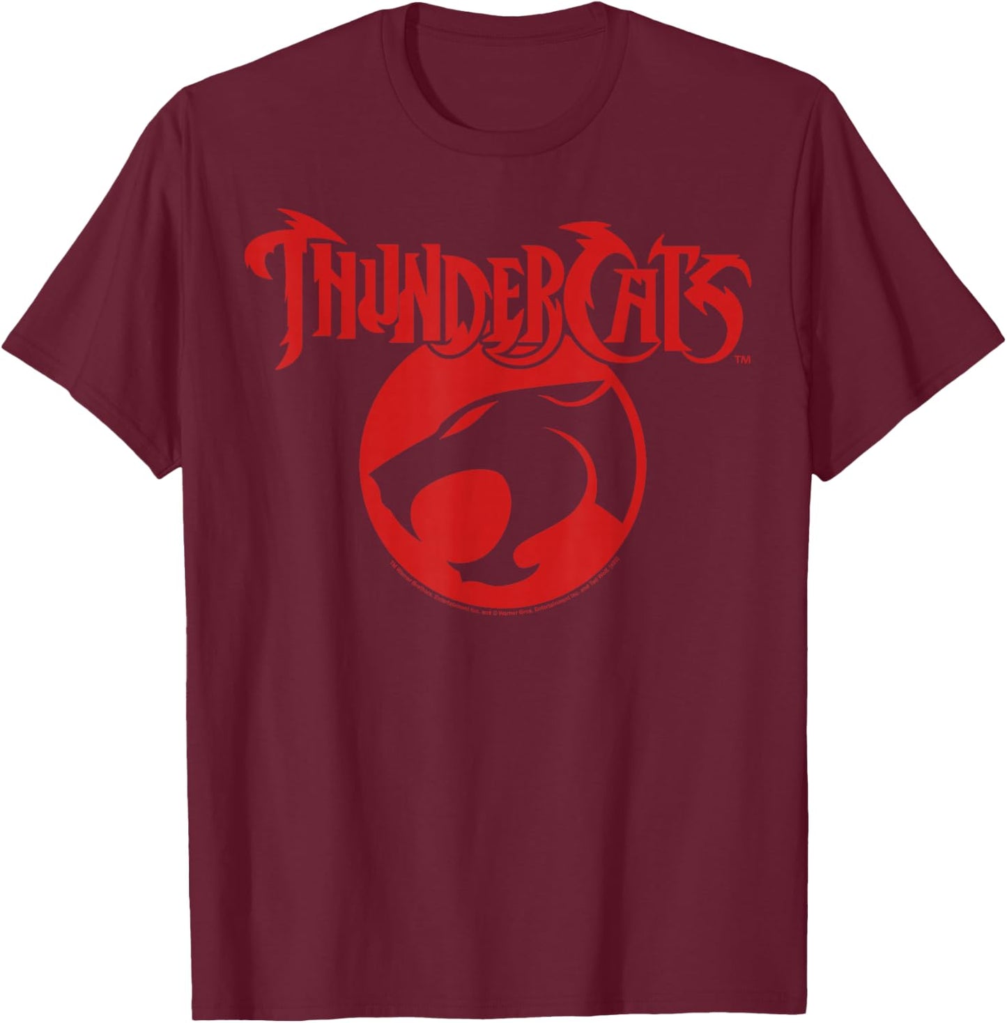 Thundercats Red Vintage Classic Logo T-Shirt - T-Shirt | Maroon