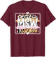 MSW Social Worker Graduation Master's Degree T-Shirt - T-Shirt | Maroon