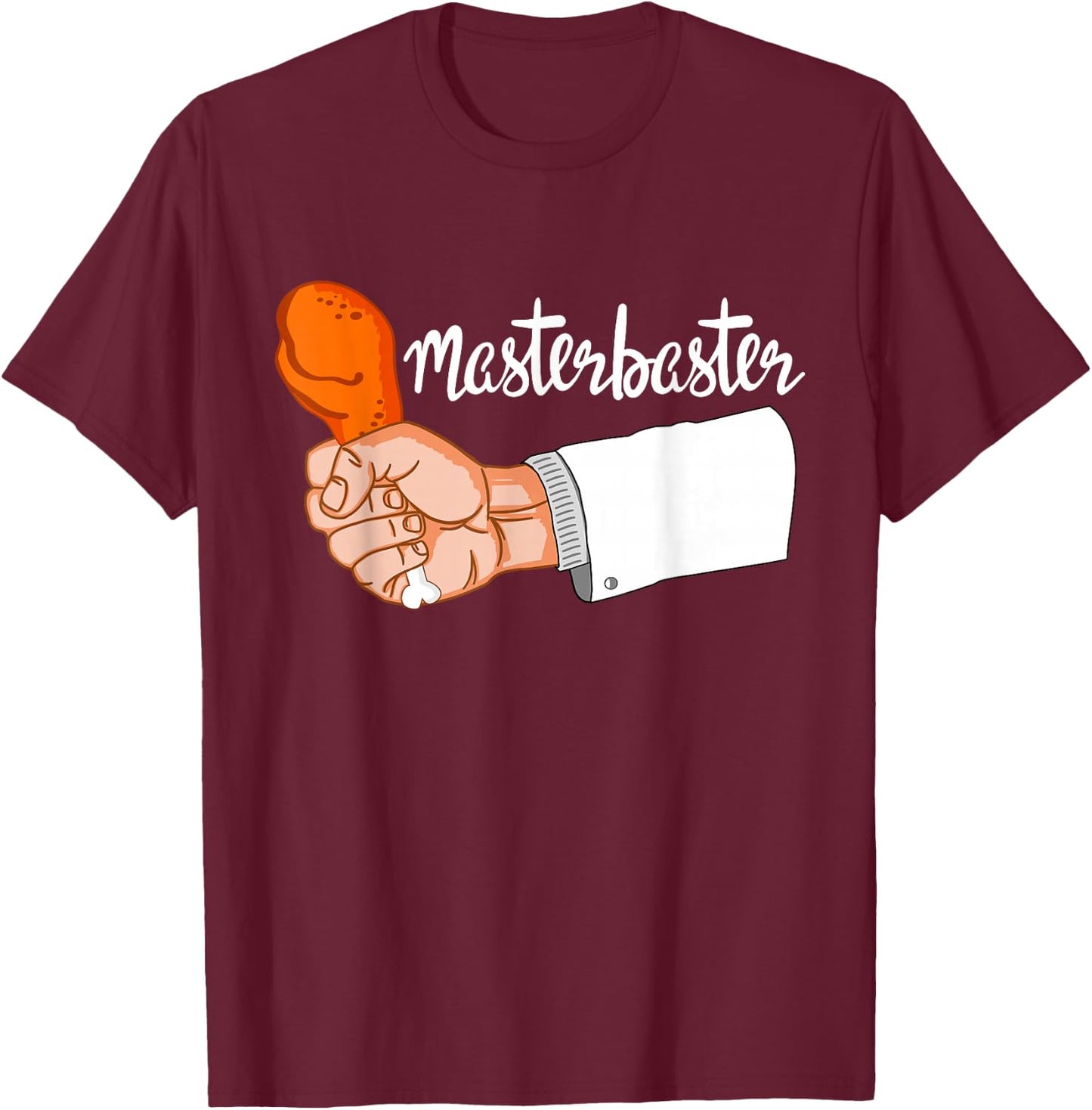 Master Baster - Turkey Day Funny Masterbaster Thanksgiving T-Shirt - T-Shirt | Maroon