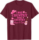 I Was Country When Country Wasn't Cool Cowboy T-Shirt - T-Shirt | Maroon