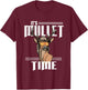 Whitetail Deer It's Mullet Time Hunting Buck T-Shirt - T-Shirt | Maroon