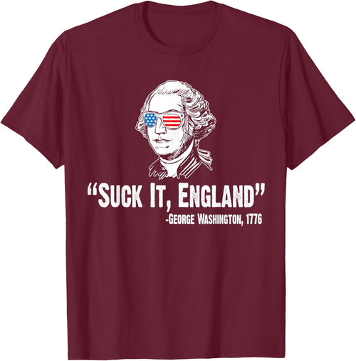 Suck It England George Washington 1776 American 4th Of July