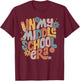 In My Middle School Era 5th Grade Graduation Back To School T-Shirt - T-Shirt | Maroon