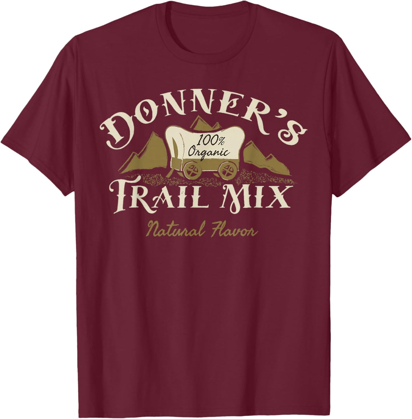 Donner's Trail Mix T-Shirt - T-Shirt | Maroon