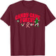 Elf Candy Cane Forest T-Shirt - T-Shirt | Maroon