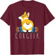 Corgi - Corgeek Funny Book Nerd Geek Dog Shirt Gift T-Shirt - T-Shirt | Maroon
