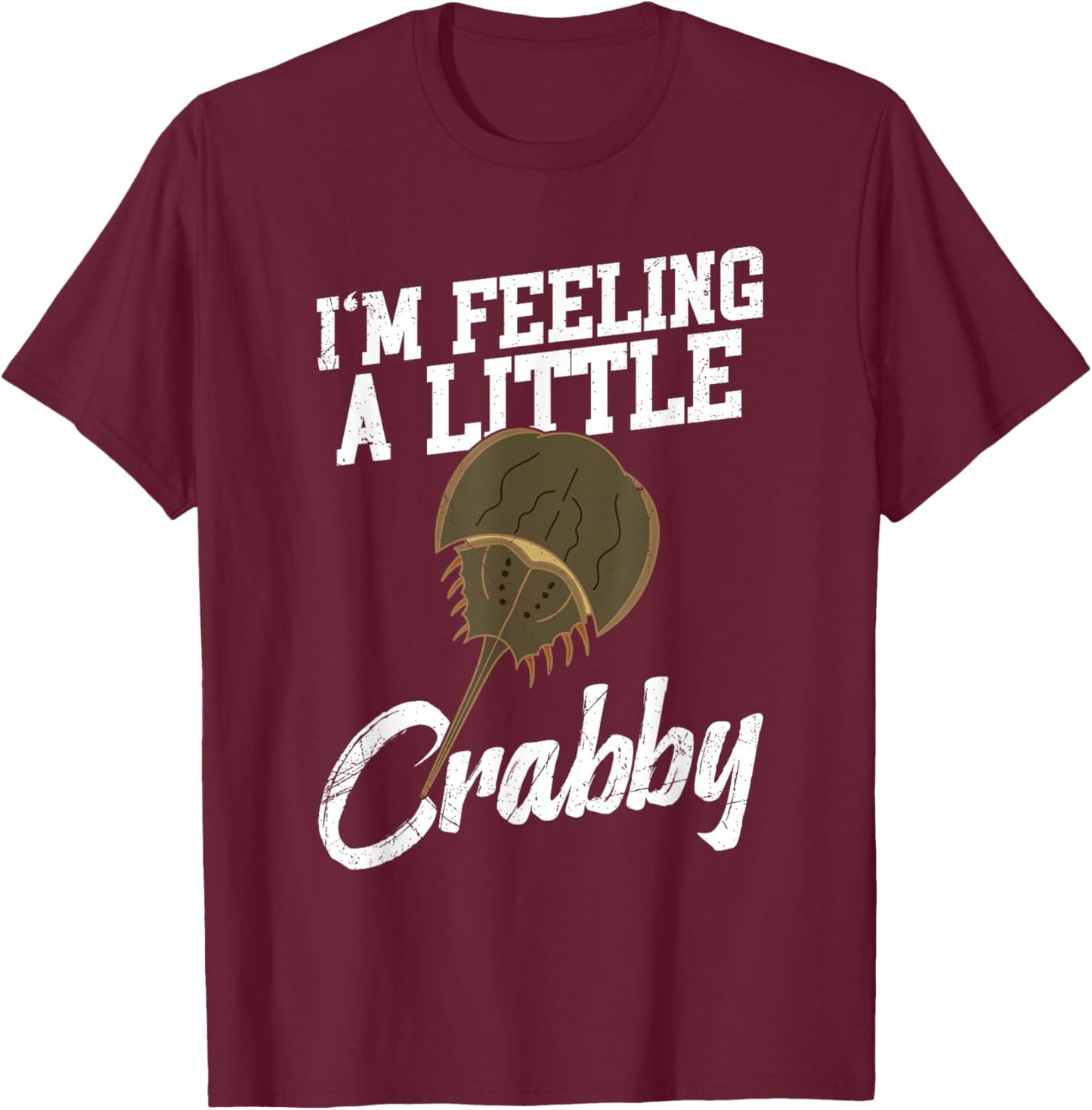Horseshoe Crab Owner Biologist Chelicerate Encycloart T-Shirt - T-Shirt | Maroon