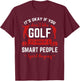 Golf Putter Golfer Bogey Golfing Birdie Eagle Par Gift T-Shirt - T-Shirt | Maroon