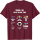Music Lover Funny Things I Do In My Spare Time Print T-Shirt - T-Shirt | Maroon
