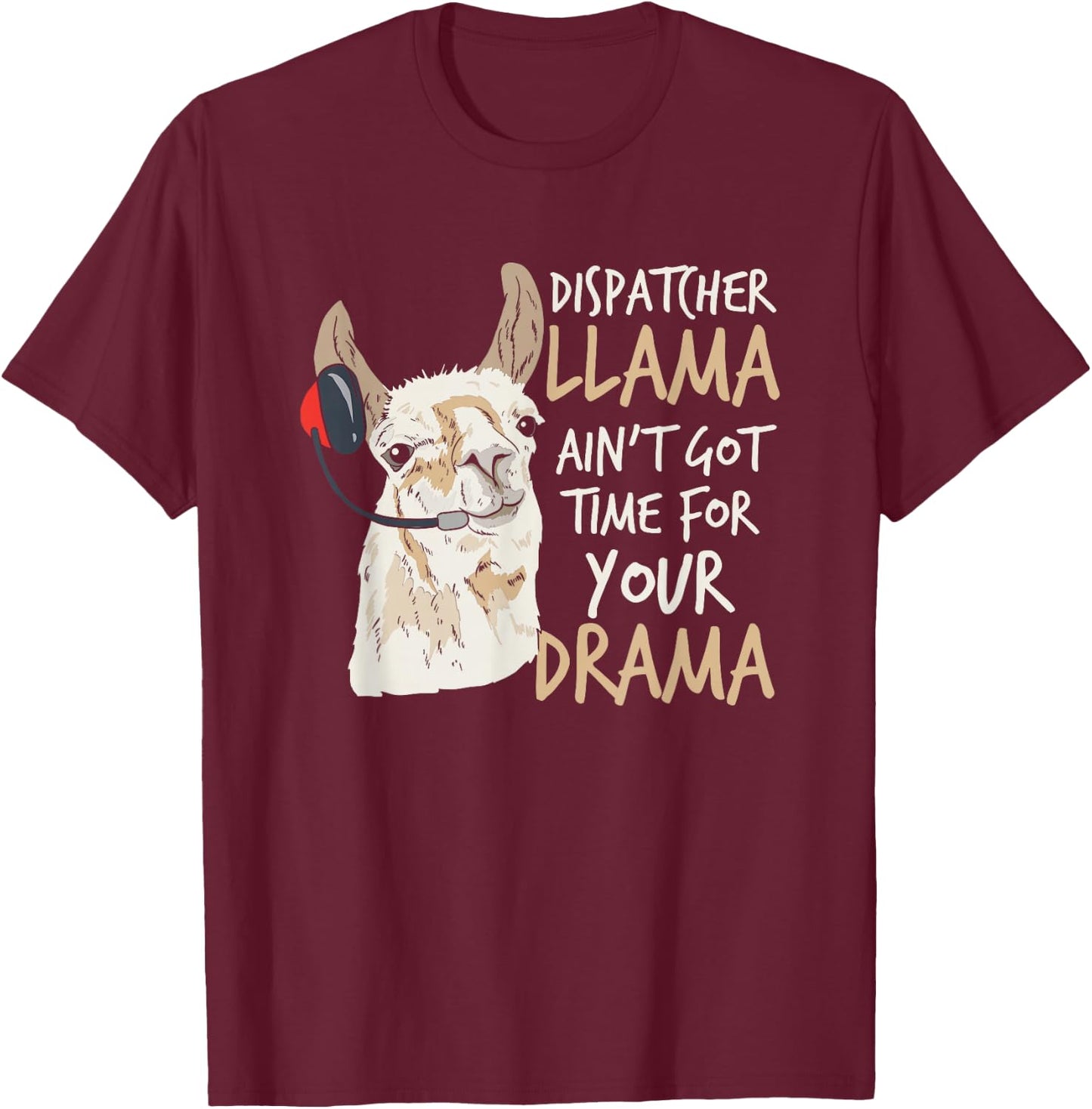 911 Dispatcher & 911 Operator Gift First-Responder T-Shirt - T-Shirt | Maroon