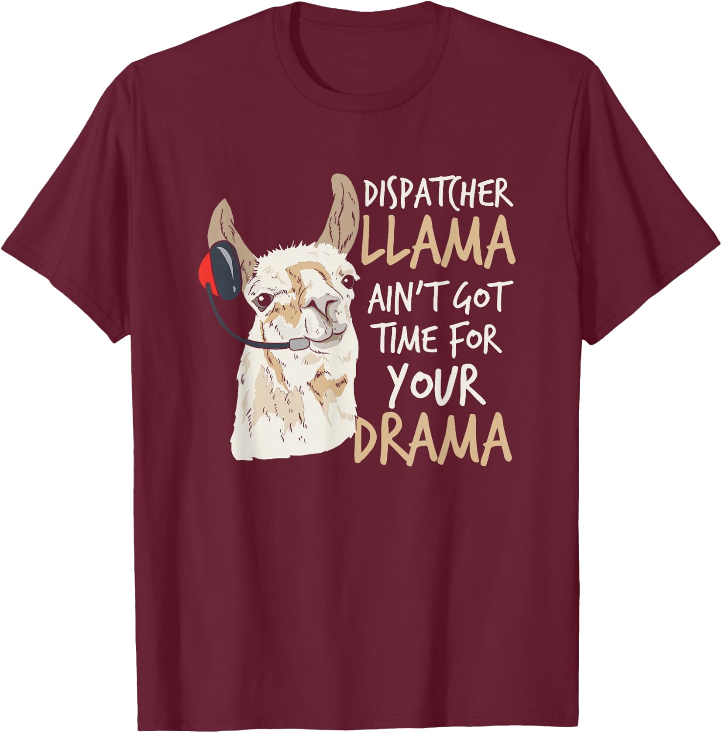 911 Dispatcher & 911 Operator Gift First-Responder T-Shirt - T-Shirt | Maroon