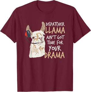 911 Dispatcher & 911 Operator Gift First-Responder T-Shirt - T-Shirt | Maroon