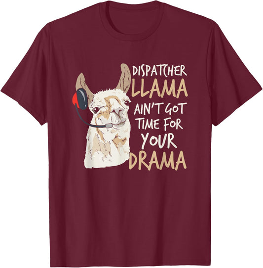 911 Dispatcher & 911 Operator Gift First-Responder T-Shirt - T-Shirt | Maroon