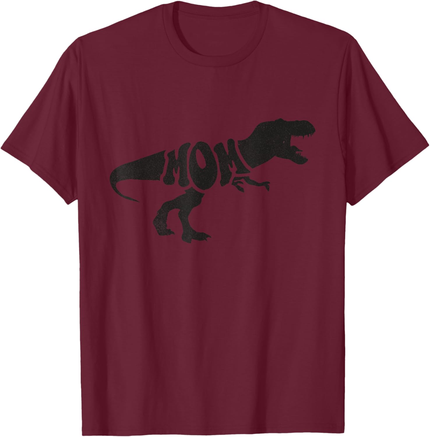 Dinosaur Mama Saurus T-Rex Mother Dinosaur For Mom Dinosaur T-Shirt - T-Shirt | Maroon