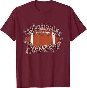 Touchdown Season USA T-Shirt - T-Shirt | Maroon